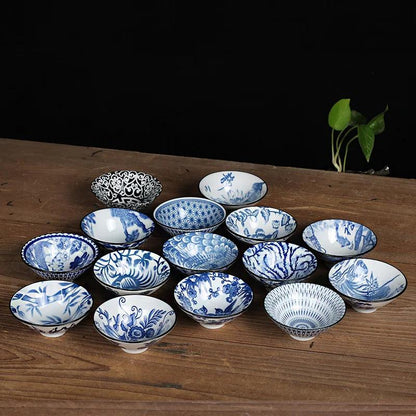Traditional Japanese Ceramic Rice Bowl by HitMyNeed