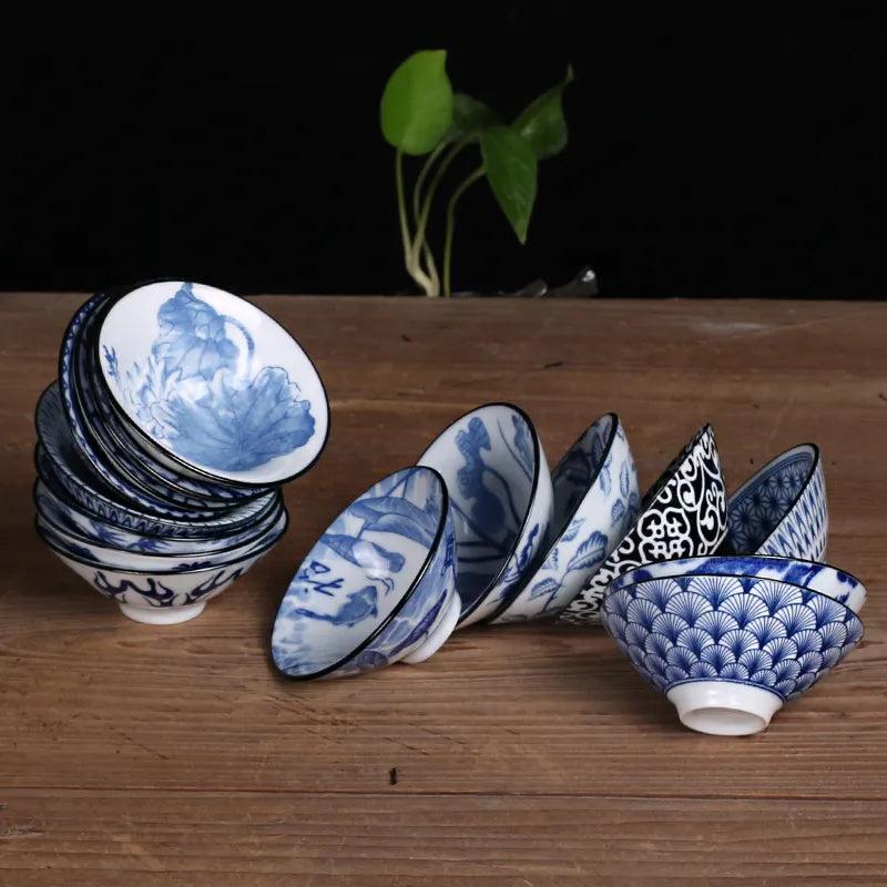 Traditional Japanese Ceramic Rice Bowl by HitMyNeed