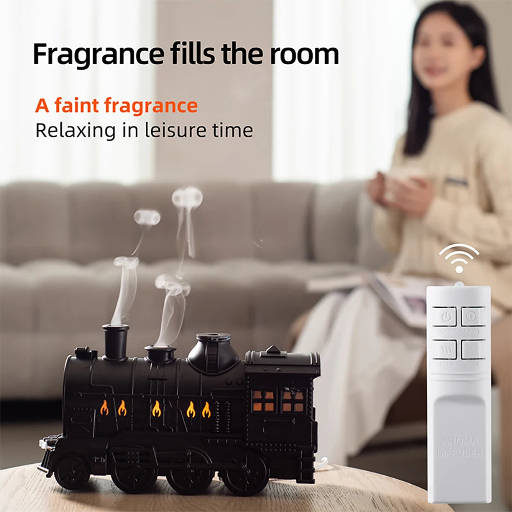 Train Ultrasonic Humidifier & Essential Oil Diffuser by HitMyNeed