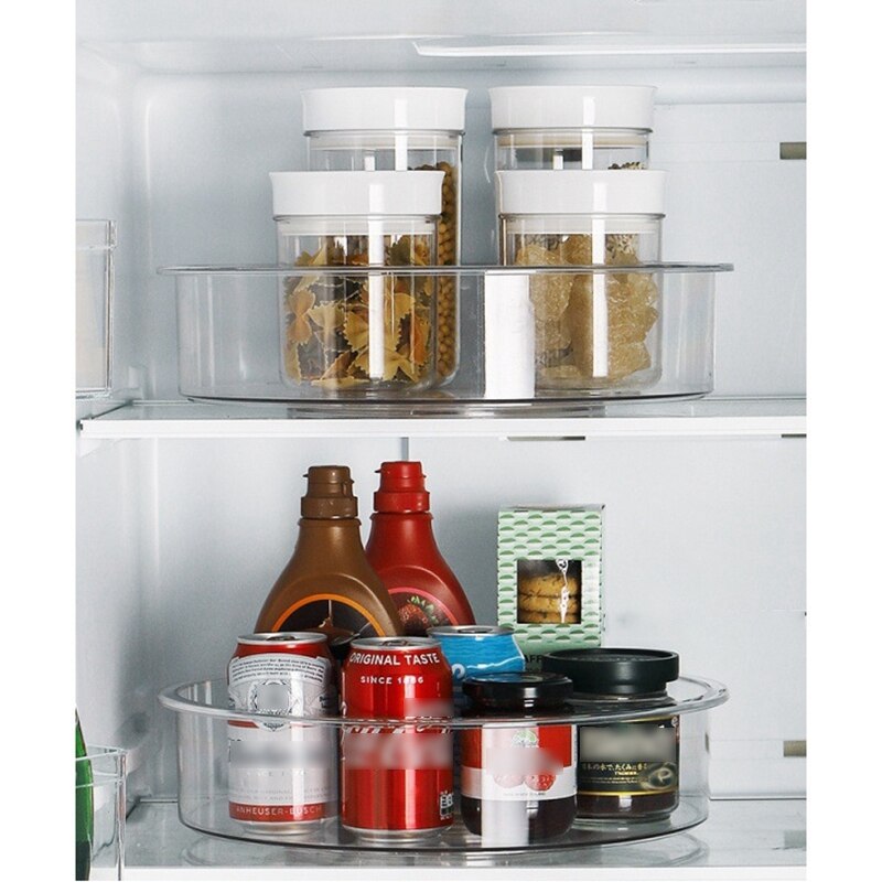 Transparent 360° Rotating Tray Organizer by HitMyNeed