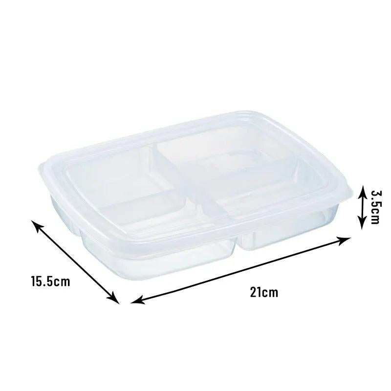 Transparent 4-Grid Refrigerator Food Storage Box by HitMyNeed