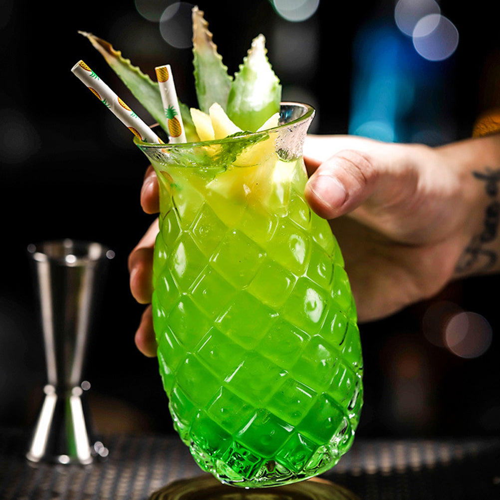 Transparent 480ml Pineapple Cocktail Glass by HitMyNeed