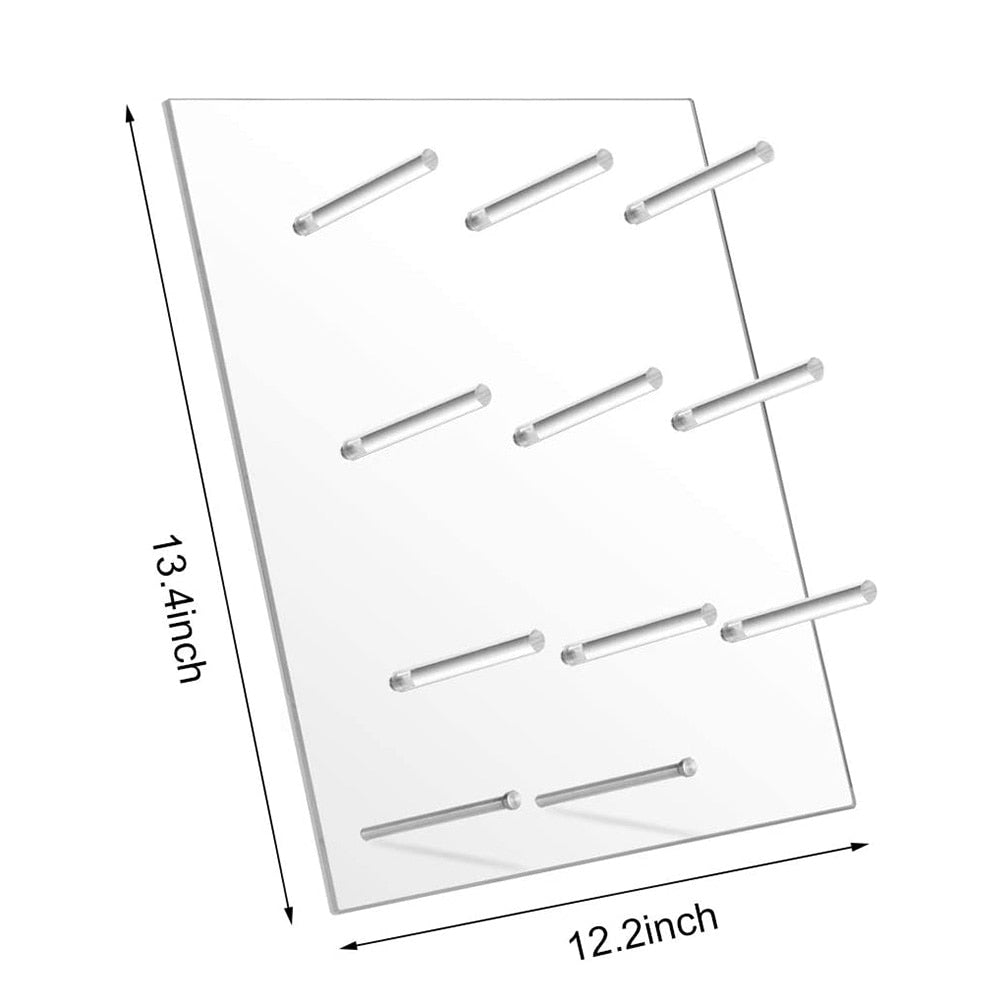 Transparent 9 Pillar Acrylic Donut Display Stand by HitMyNeed