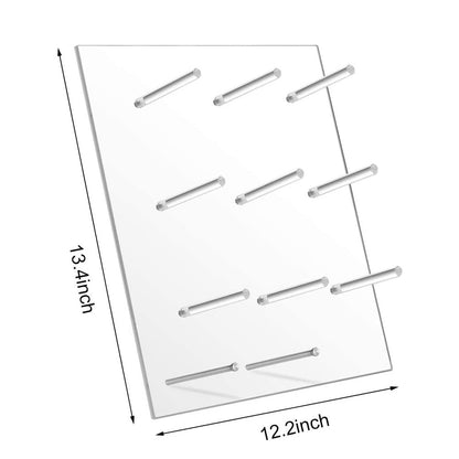 Transparent 9 Pillar Acrylic Donut Display Stand by HitMyNeed