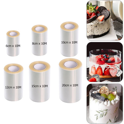 Transparent Acetate Cake Wrap Roll 10m by HitMyNeed
