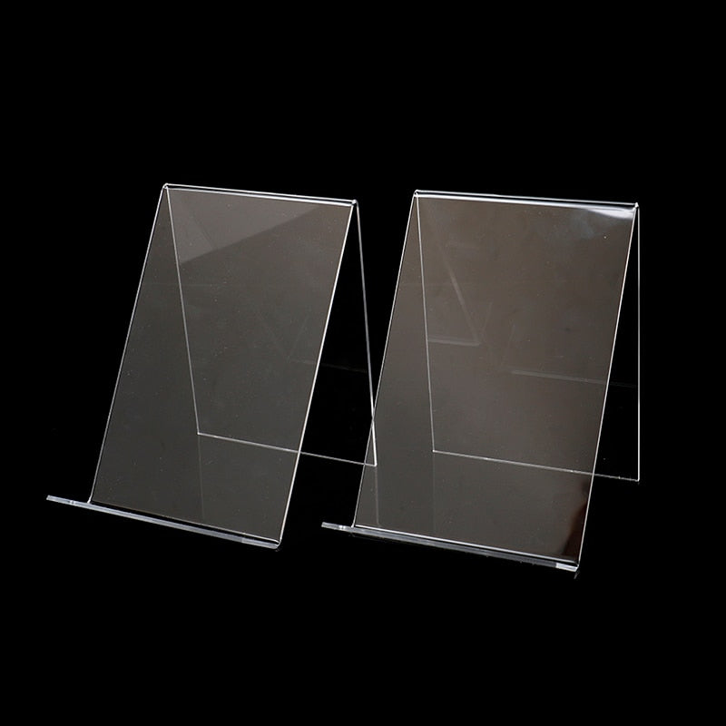 Transparent Acrylic Book Stand Display Holder by HitMyNeed