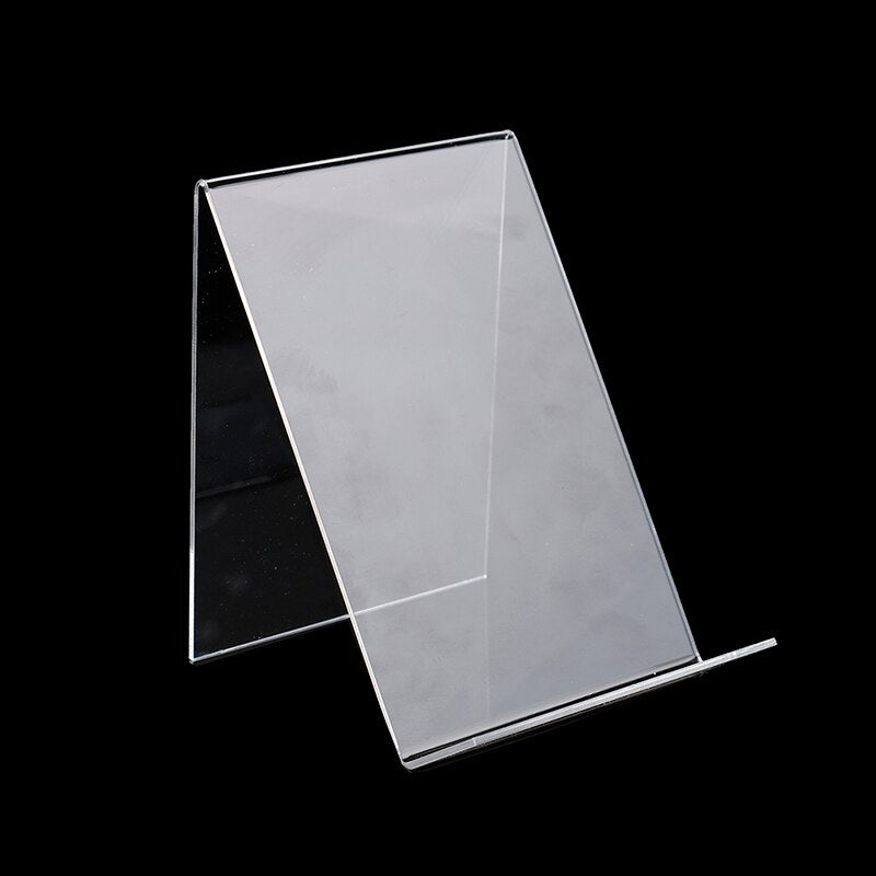 Transparent Acrylic Book Stand Display Holder by HitMyNeed