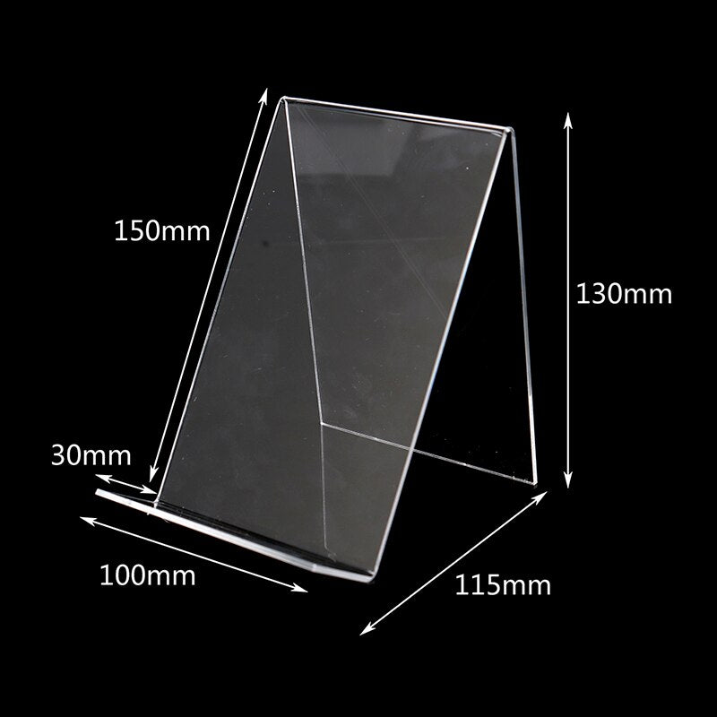 Transparent Acrylic Book Stand Display Holder by HitMyNeed