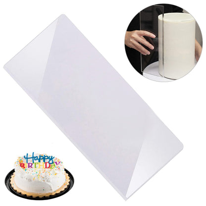 Transparent Acrylic Cake Scraper 35.5cm by HitMyNeed