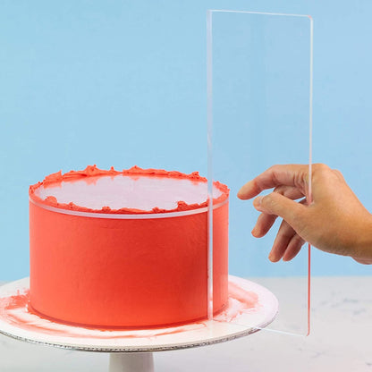Transparent Acrylic Cake Scraper 35.5cm by HitMyNeed