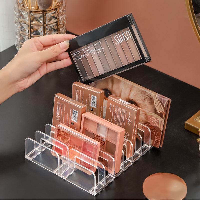 Transparent Acrylic Eyeshadow Palette Organizer by HitMyNeed