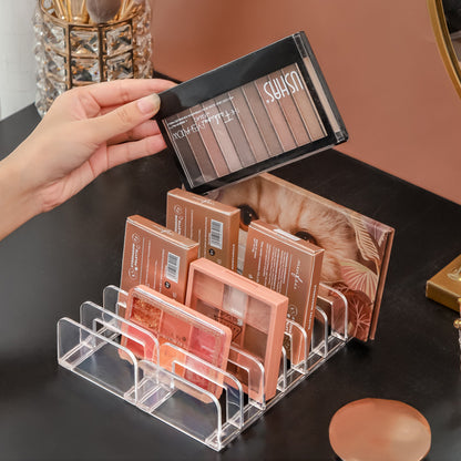 Transparent Acrylic Eyeshadow Palette Organizer by HitMyNeed