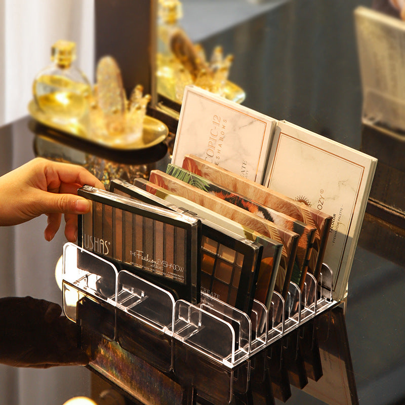 Transparent Acrylic Eyeshadow Palette Organizer by HitMyNeed