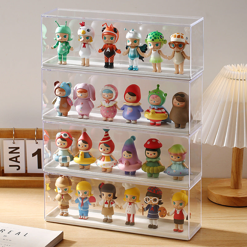 Transparent Acrylic Figure Display Case 30cm yellow by HitMyNeed