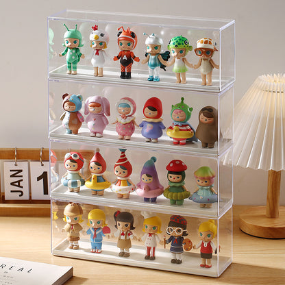 Transparent Acrylic Figure Display Case 30cm yellow by HitMyNeed
