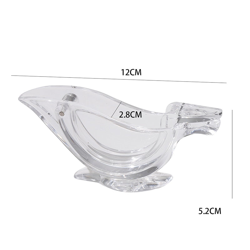 Transparent Acrylic Lemon Wedge Squeezer by HitMyNeed