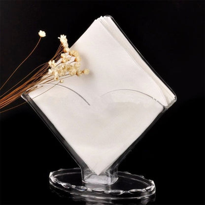 Transparent Acrylic Napkin Holder for Tables by HitMyNeed