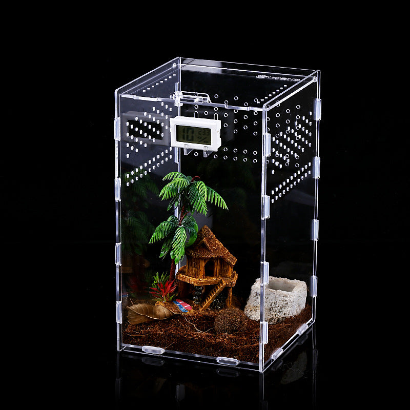 Transparent Acrylic Tarantula Enclosure Box by HitMyNeed