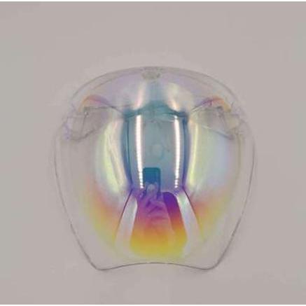 Transparent Anti-Fog Full Face Shield Glasses colorful by HitMyNeed