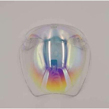 Transparent Anti-Fog Full Face Shield Glasses colorful by HitMyNeed