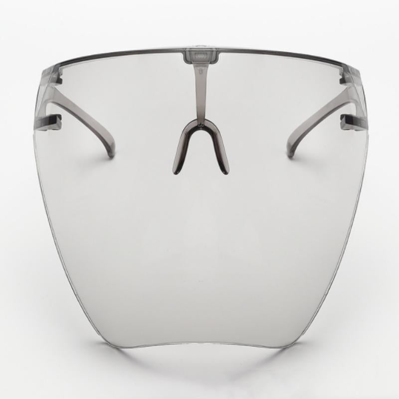 Transparent Anti-Fog Full Face Shield Glasses grey by HitMyNeed