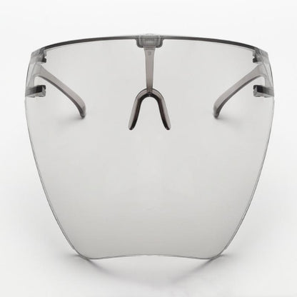 Transparent Anti-Fog Full Face Shield Glasses grey by HitMyNeed