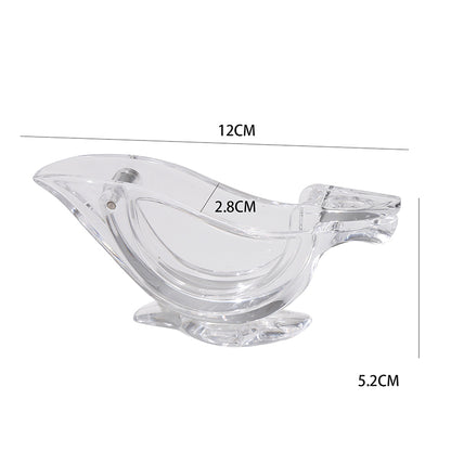 Transparent Bird Lemon Slice Squeezer by HitMyNeed