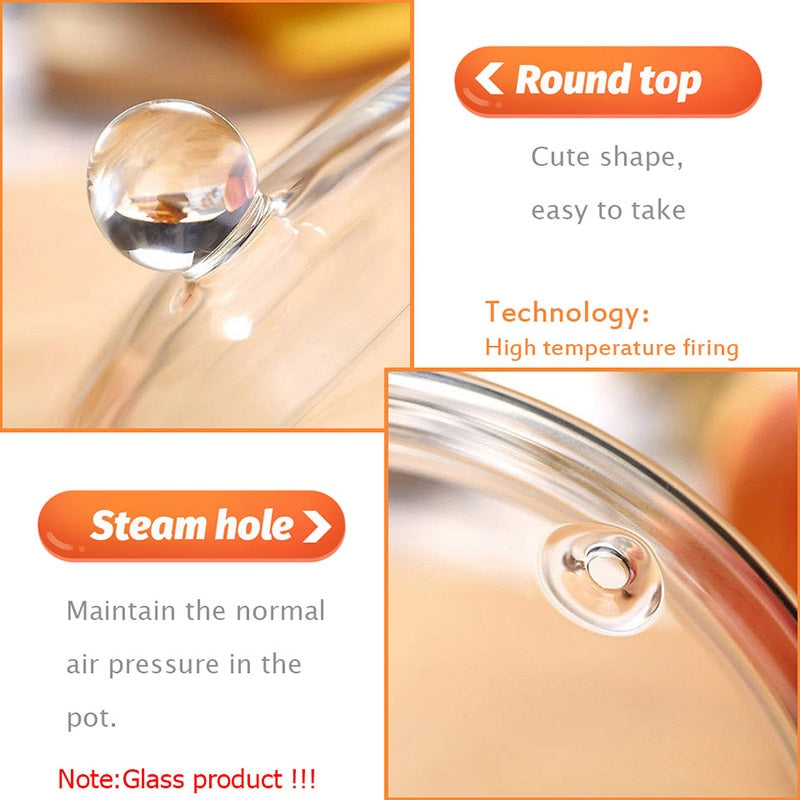 Transparent Borosilicate Glass Cooking Pot 1.8L by HitMyNeed