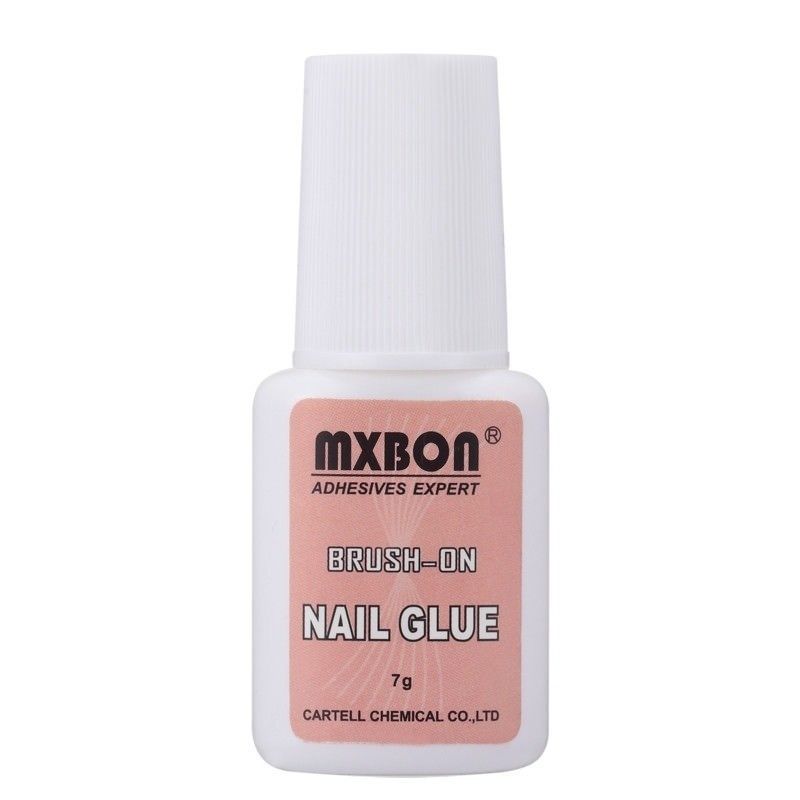 Transparent Brush-On Nail Glue 7g by HitMyNeed