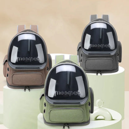 Transparent Cat Carrier Backpack for Travel by HitMyNeed