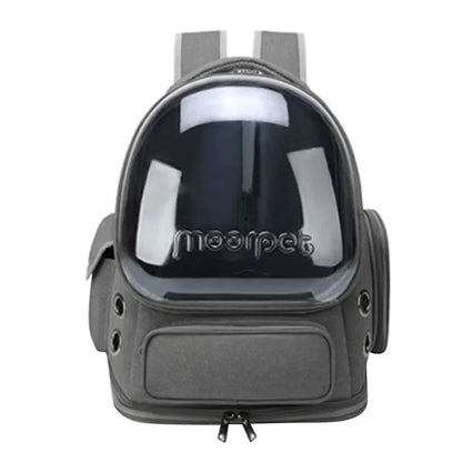 Transparent Cat Carrier Backpack for Travel grey by HitMyNeed