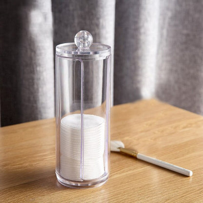 Transparent Cotton Pad Dispenser Organizer by HitMyNeed