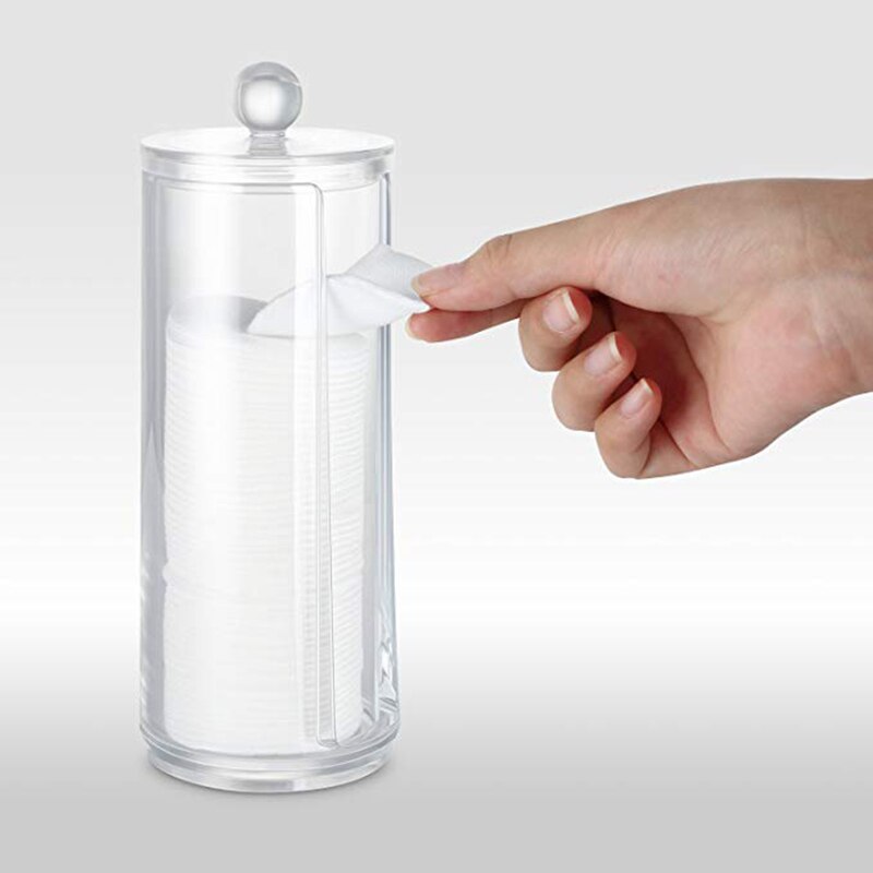 Transparent Cotton Pad Dispenser Organizer by HitMyNeed