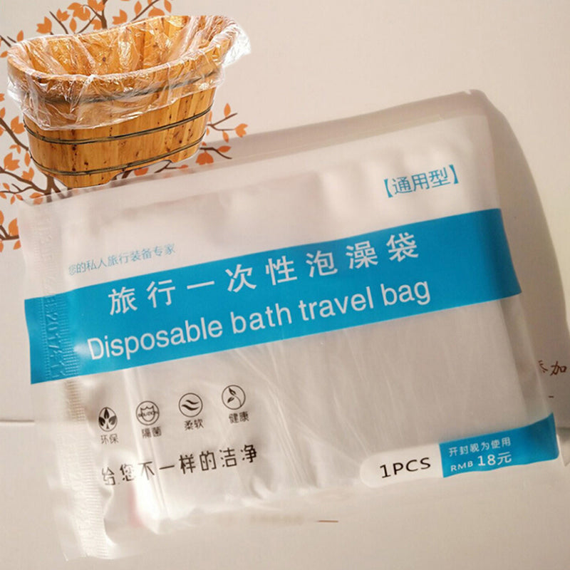 Transparent Disposable Bathtub Cover Liner by HitMyNeed