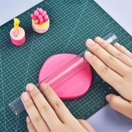 Transparent DIY Clay Rolling Pin 20cm by HitMyNeed