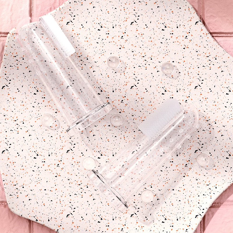 Transparent Dog Finger Toothbrush Set (4 Pcs) by HitMyNeed