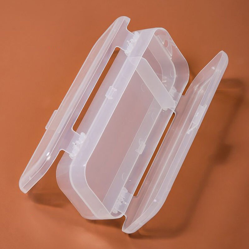 Transparent Dual-Compartment Plastic Pencil Case by HitMyNeed