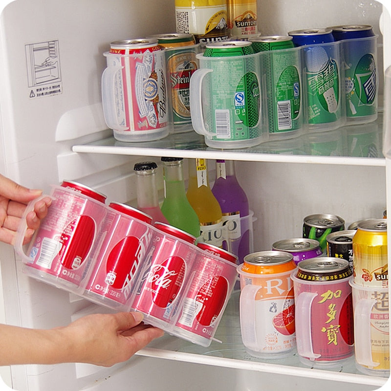 Transparent Fridge Drink Organizer Case by HitMyNeed