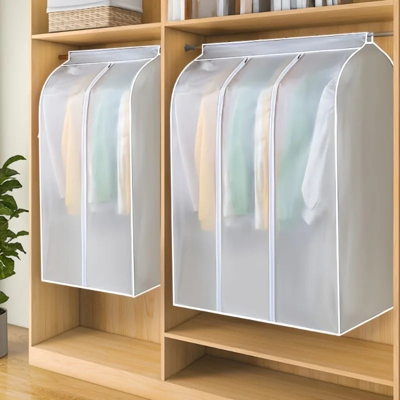 Transparent Hanging Garment Dust Cover Organizer by HitMyNeed