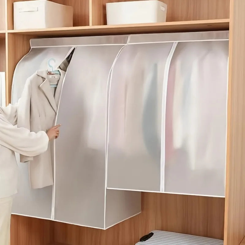 Transparent Hanging Garment Dust Cover Organizer by HitMyNeed