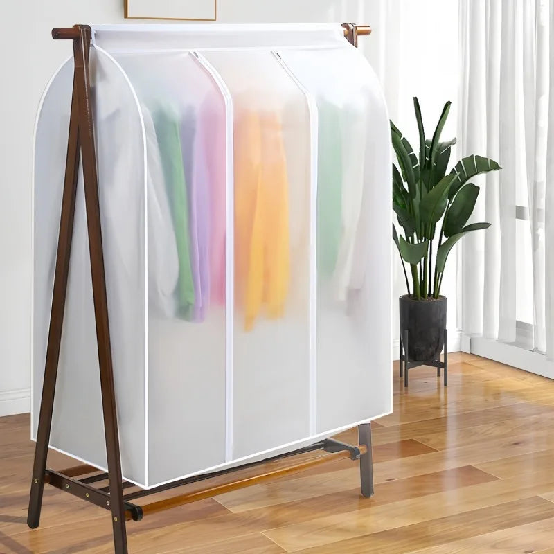 Transparent Hanging Garment Dust Cover Organizer by HitMyNeed