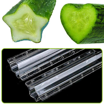 Transparent Heart & Star Cucumber Growing Mold by HitMyNeed