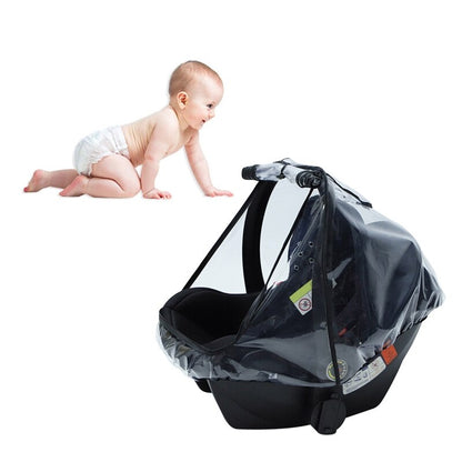 Transparent Infant Car Seat Rain Cover by HitMyNeed