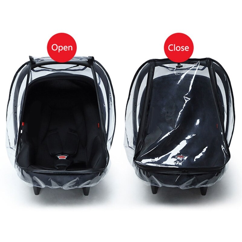 Transparent Infant Car Seat Rain Cover by HitMyNeed