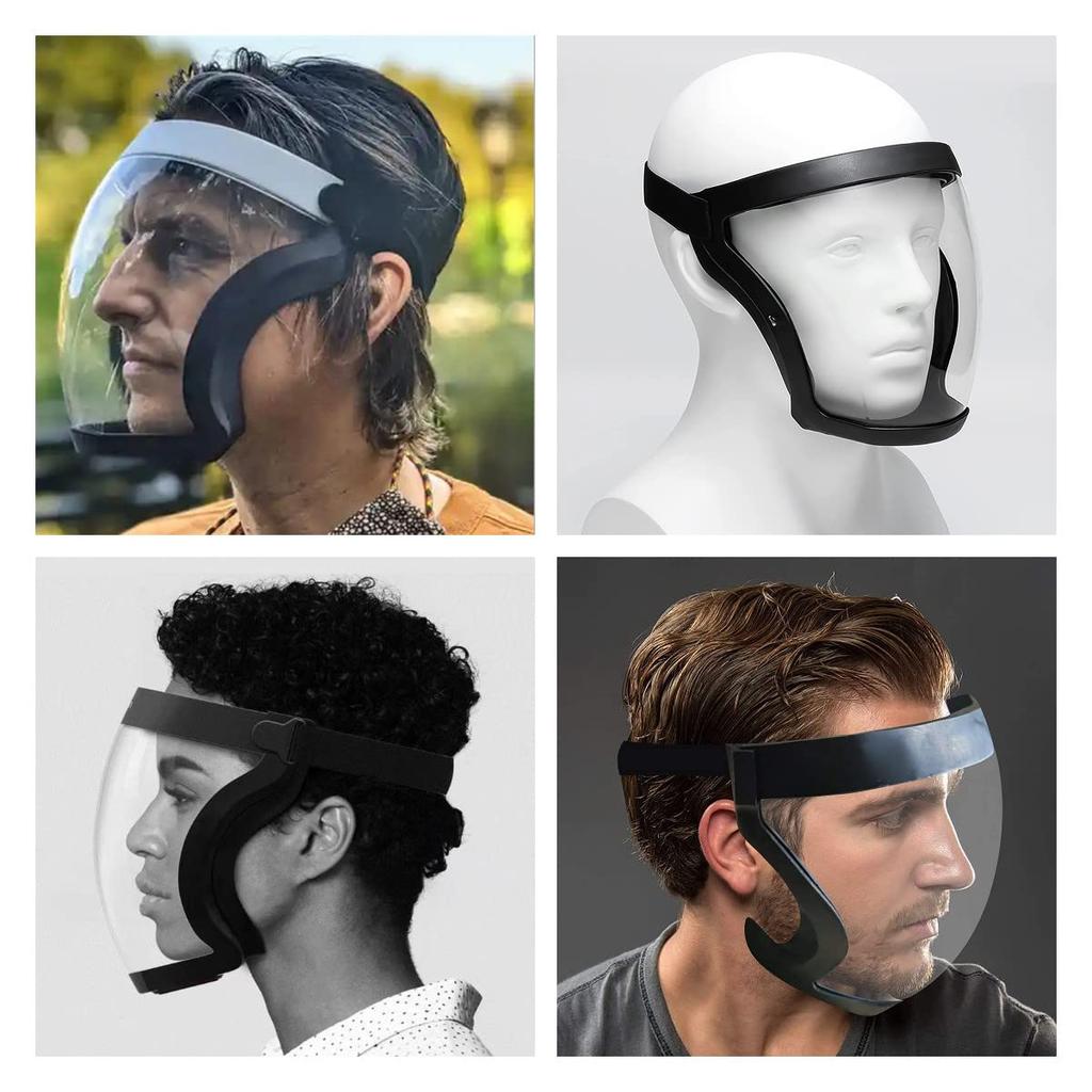 Transparent Kitchen Full Face Shield Anti-Fog Guard by HitMyNeed