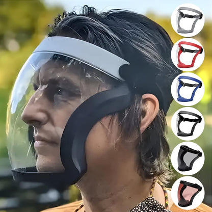 Transparent Kitchen Full Face Shield Anti-Fog Guard by HitMyNeed