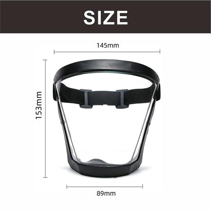Transparent Kitchen Full Face Shield Anti-Fog Guard by HitMyNeed