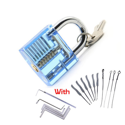Transparent Lock Pick Practice Padlock Set by HitMyNeed
