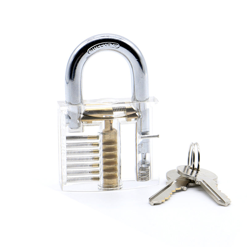 Transparent Lock Pick Practice Padlock Set by HitMyNeed