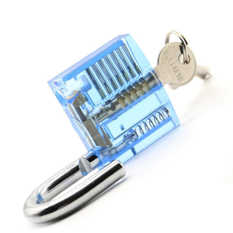 Transparent Lock Pick Practice Padlock Set by HitMyNeed